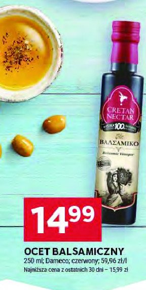 Ocet balsamiczny Cretan nectar promocja