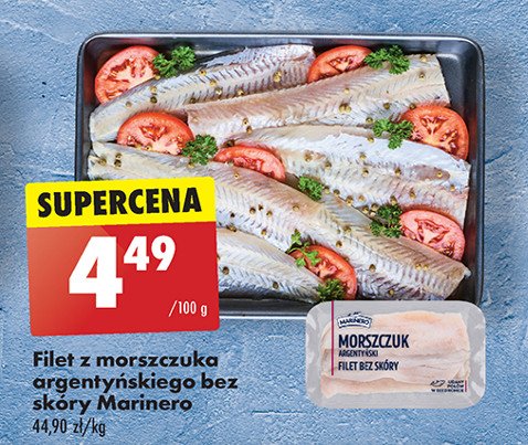 Morszczuk argentyński filet bez skóry Marinero promocja