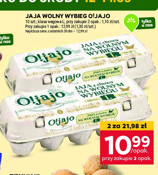 Jaja z wolnego wybiegu O!JAJO promocja