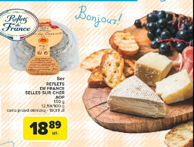 Ser selles-sur-cher aop Reflets de france promocja w Carrefour Market