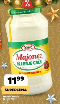 Majonez Kielecki Społem Kielce promocja w Netto