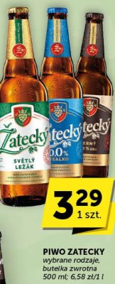 Piwo Żatecky wybrane rodzaje promocja w Euro Sklep