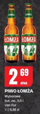 Piwo Łomża Wyborowe promocja w Chorten