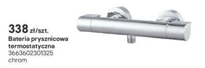 Bateria prysznicowa termostatyczna GoodHome Cavally chrom 3663602301325 promocja w Castorama