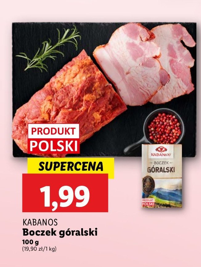 Boczek góralski Kabanos promocja