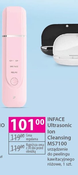 Urz膮dzenie do peelingu kawitacyjnego ms7100 r贸偶owy Inface promocja