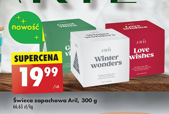 Świeca zapachowa love wishes Aril promocja