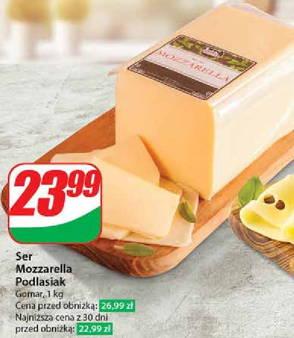 Ser mozzarella Gomar promocja