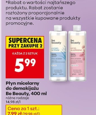 Płyn micelarny do demakijażu  promocja w Biedronka