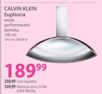 Woda perfumowana damska CALVIN KLEIN Euphoria promocja w Hebe
