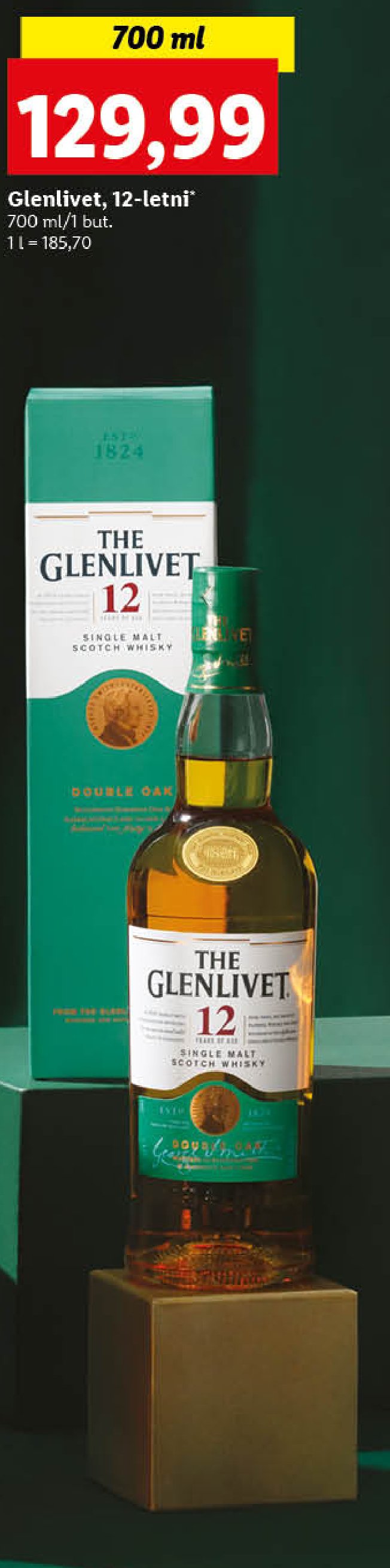 Whisky The glenlivet 12 yo promocja