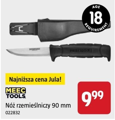 Nóż rzemieślniczy MEEC TOOLS 90 mm promocja w Jula