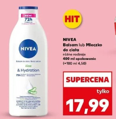 Mleczko do ciała aloe & hydration Nivea promocja