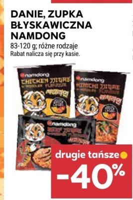 Danie błyskawiczne Namdong, różne rodzaje promocja w Stokrotka