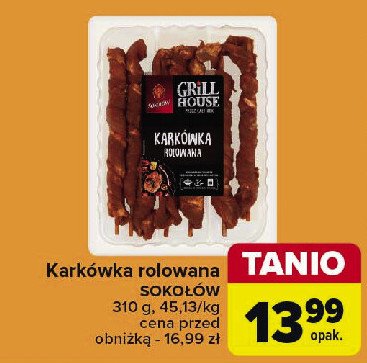 Karkówka rolowana Sokołów grill house promocja