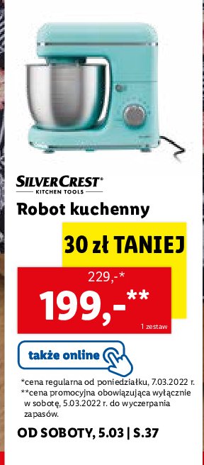 Robot planetarny 600w Silvercrest promocje