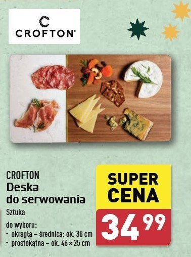 Deska do serwowania 30 cm Crofton promocja