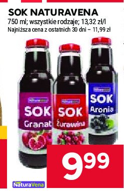 Sok z granatu Naturavena promocja