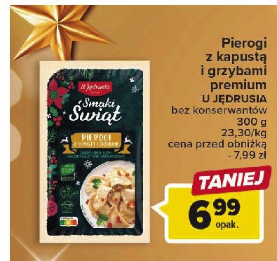 Pierogi z kapustą i grzybami ręcznie robione U jędrusia promocja w Wafelek