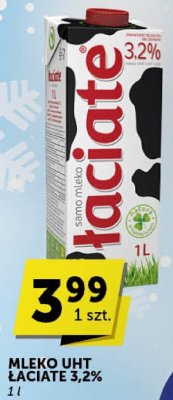 Mleko UHT Łaciate 3,2% promocja w ABC