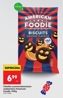 Ciastka z pomara艅czowym nadzieniem American Foodie promocja w Biedronka