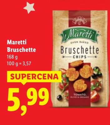 Chipsy Maretti Bruschette promocja w Lidl