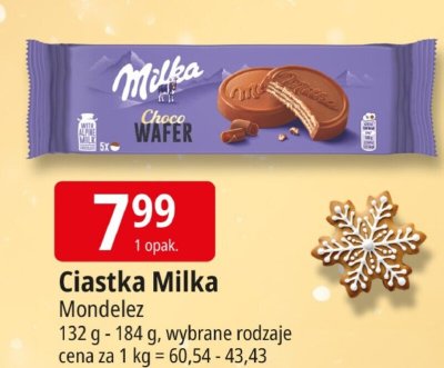 Ciastka Milka Wafer Mondelez promocja w Leclerc