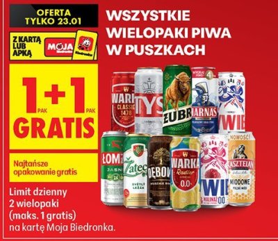 Piwo promocja w Biedronka