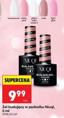 Żel budujący w pędzełku Niuqi, 5 ml promocja w Biedronka