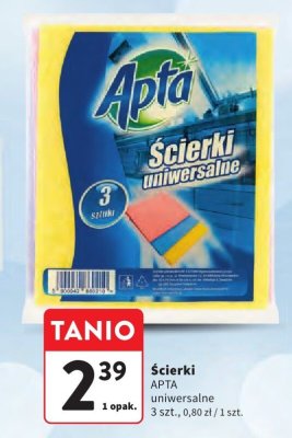Ścierki APTA uniwersalne promocja w Intermarche