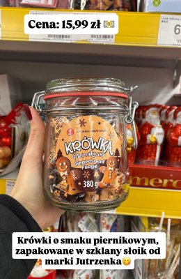 Krówki Piernikowa Gingerbread Fudge Jutrzenka 380g promocja w Dino