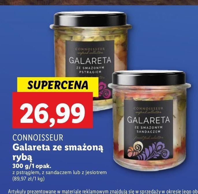 Galareta ze smażonym sandaczem Connoisseur promocja