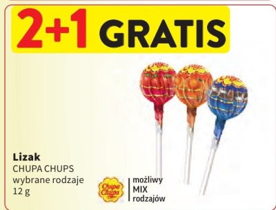 Lizak CHUPA CHUPS wybrane rodzaje promocja w Intermarche