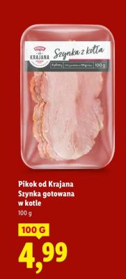 Szynka gotowana w kotle promocja w Lidl