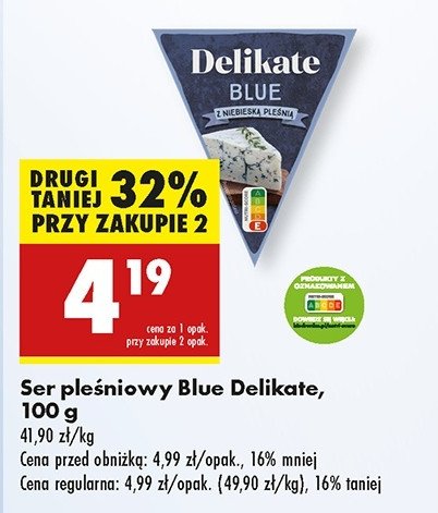 Ser pleśniowy blue Delikate promocja