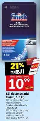 Sól do zmywarki Finish, 1,5 kg promocja w Twój Market