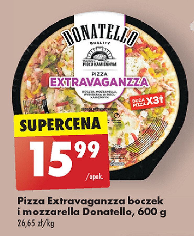 Pizza extravaganzza Donatello pizza promocja