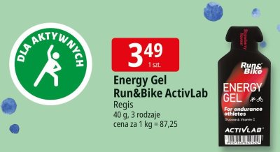 Energy Gel Run&Bike ActivLab Regis promocja w Leclerc