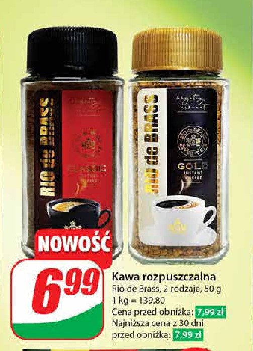 Kawa Rio de brass gold promocja