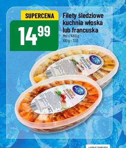 Filety śledizowe - kuchnia francuska Mors ryby promocja