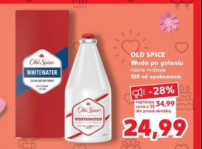 Woda po goleniu Old spice whitewater promocja w Kaufland