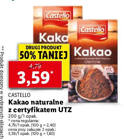 Kakao Castello promocja