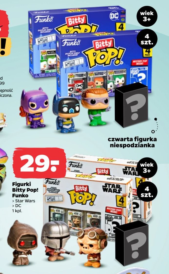 Figurka dc Funko pop! promocja w Netto