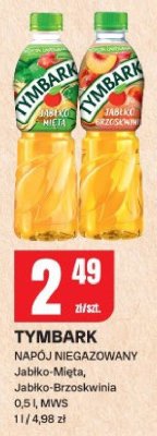Napój Tymbark Niegazowany Jabłko-Mięta, Jabłko-Brzoskwinia MWS promocja w Chorten