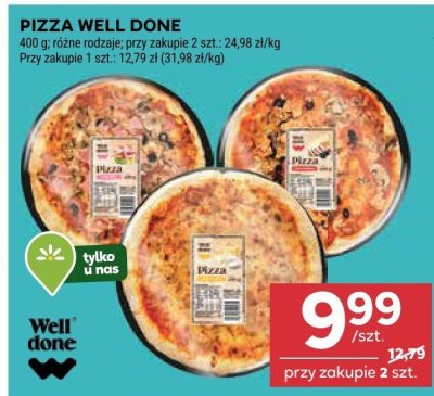Pizza Well Done promocja w Stokrotka