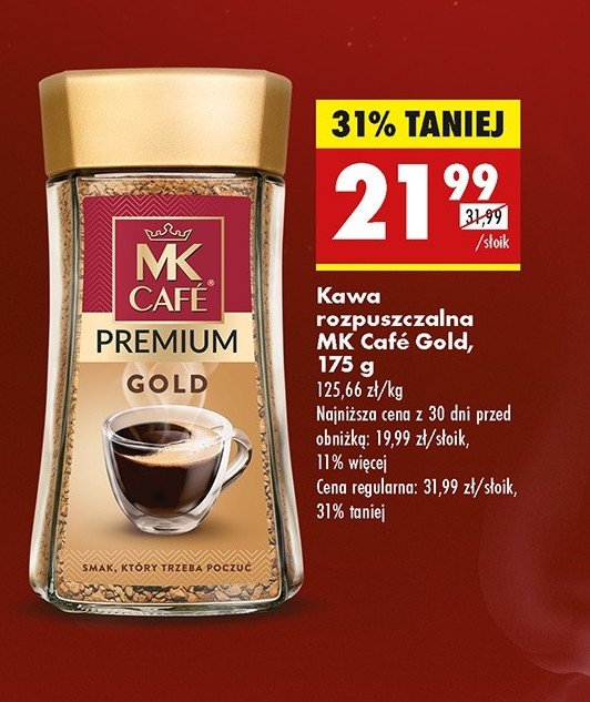 Kawa Mk cafe premium gold promocja