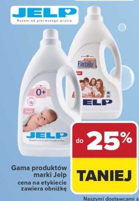 Płyn do prania Jelp gama produktów promocja w Carrefour