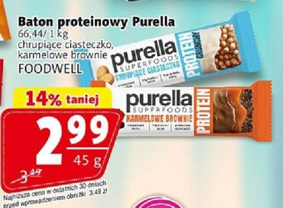 Baton proteinowy Purella promocja w Prim Market