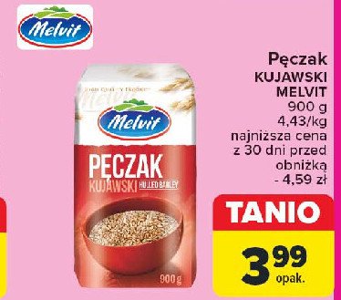 Kasza pęczak kujawski Melvit promocja