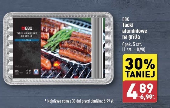 Tacki aluminiowe do grilla Bbq promocja